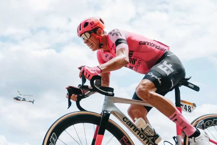 Ригоберто Уран в действии на Тур де Франс