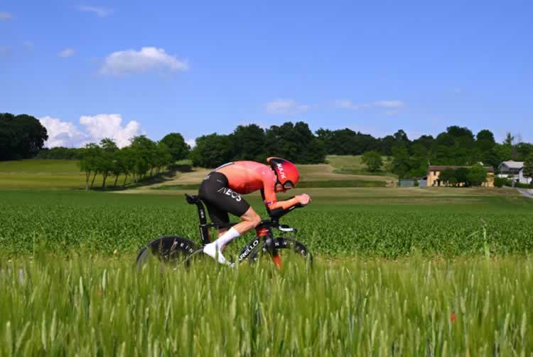 Герайнт Томас на 14-м этапе «Джиро д'Италия 2024»