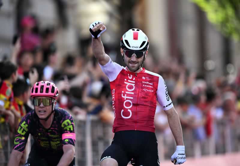 Бенджамин Томас побеждает на пятом этапе Джиро д'Италия 2024