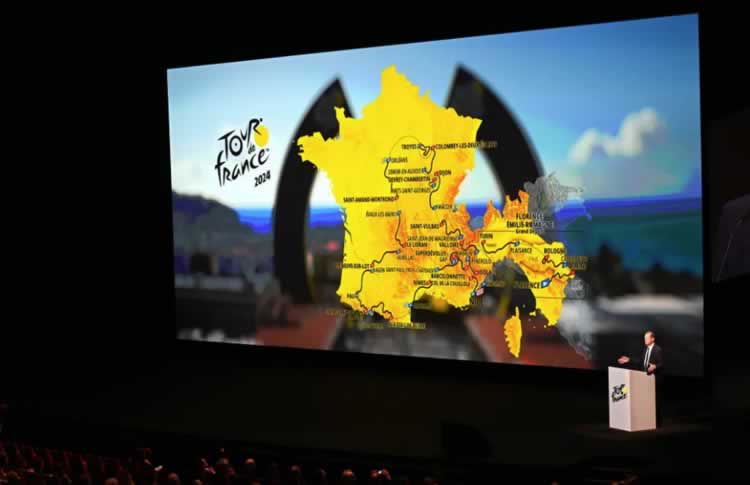 Официальный маршрут "Тур де Франс" 2024 года представлен Кристианом Прюдоммом, директором Гранд-тура