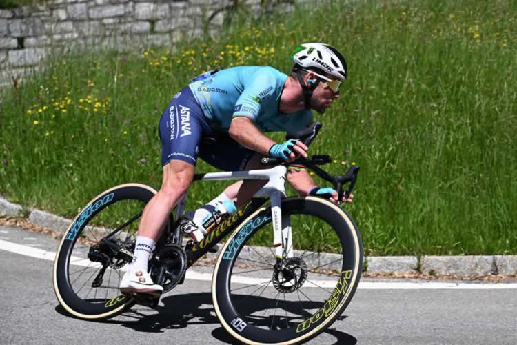 Марк Кавендиш (Астана) на пятом этапе Тура Швейцарии 2024