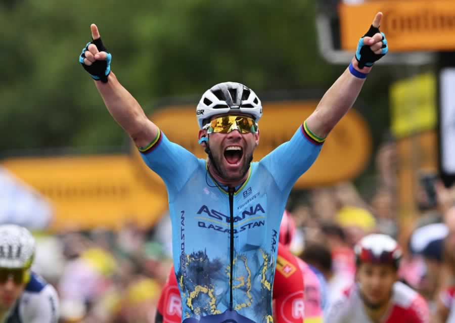 Тур де Франс 2024: Марк Кавендиш из Astana Qazaqstan выигрывает пятый этап и устанавливает новый рекорд Тура по количеству побед на этапах