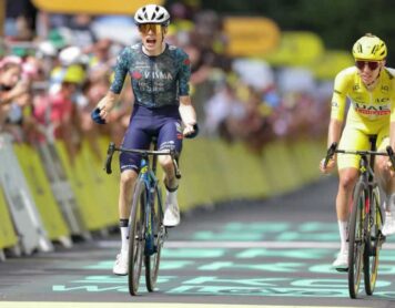 Тур де Франс 2024: Йонас Вингегаард (Visma-Lease a Bike) опережает лидера гонки Тадея Погачара и выигрывает 11-й этап