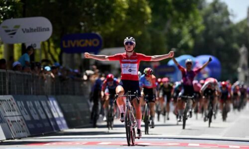Лотта Копецки выиграла пятый этап "Джиро д'Италия 2024" среди женщин