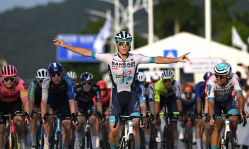 Матевз Говекар (Bahrain Victorious) победил на шестом этапе Gree-Tour of Guangxi 2024