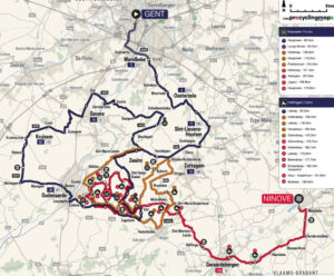 МАРШРУТ OMLOOP NIEUWSBLAD